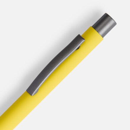 Ручка шариковая Atento Soft Touch, желтая Ручка шариковая Atento Soft Touch, желтая