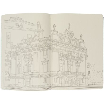 Блокнот «Города. Екатеринбург», зеленый Блокнот «Города. Екатеринбург», зеленый