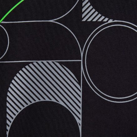 Футболка оверсайз с двойным рукавом Kosmos, черная