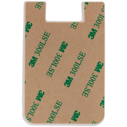 Чехол для карты на телефон Shelley, белый Чехол для карты на телефон Shelley, белый