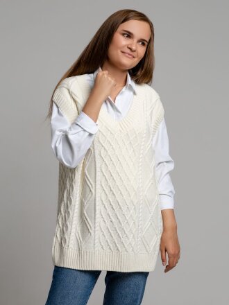 Жилет оверсайз на заказ Tricksy Terra Grand, акрил Жилет оверсайз на заказ Tricksy Terra Grand, акрил