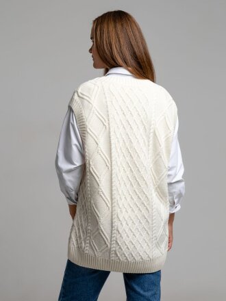 Жилет оверсайз на заказ Tricksy Terra Grand, акрил Жилет оверсайз на заказ Tricksy Terra Grand, акрил