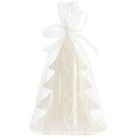 Свеча Kniteam, елка, белая Свеча Kniteam, елка, белая