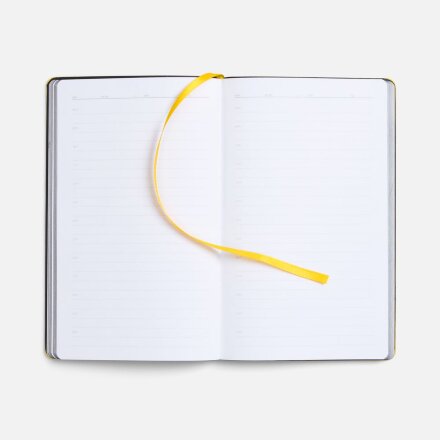 Ежедневник Trait, недатированный, черный с желтым Ежедневник Trait, недатированный, черный с желтым