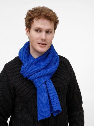 Шарф Nobilis Mono, ярко-синий Шарф Nobilis Mono, ярко-синий