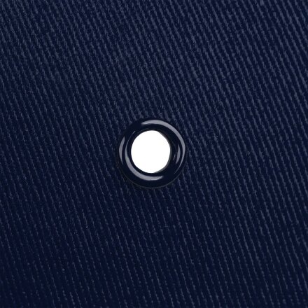 Бейсболка Canopy, темно-синяя с белым кантом Бейсболка Canopy, темно-синяя с белым кантом