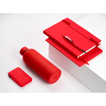 Внешний аккумулятор с подсветкой Ancor 5000 mAh, красный Внешний аккумулятор с подсветкой Ancor 5000 mAh, красный