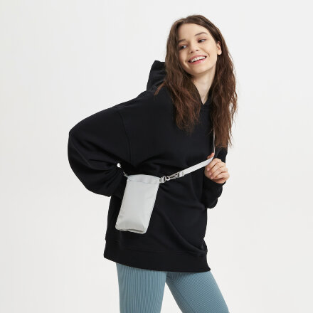 Худи оверсайз унисекс FUSION, черный, размер XL/2XL