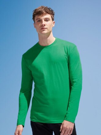 Футболка с длинным рукавом Monarch 150, ярко-зеленая Футболка с длинным рукавом Monarch 150, ярко-зеленая