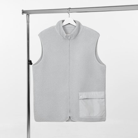 Жилет унисекс Oblako, светло-серый Жилет унисекс Oblako, светло-серый