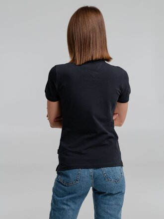 Рубашка поло женская Neptune, темно-синяя Рубашка поло женская Neptune, темно-синяя