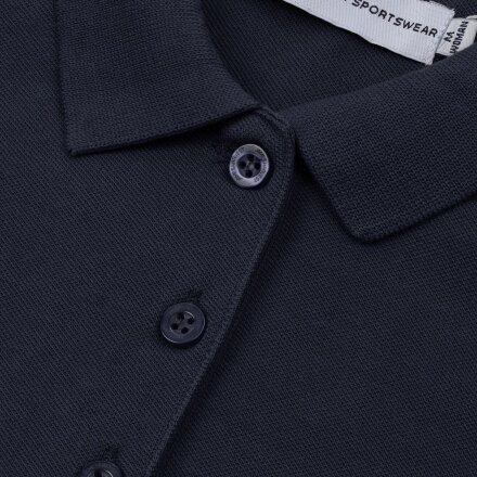 Рубашка поло женская Neptune, темно-синяя Рубашка поло женская Neptune, темно-синяя