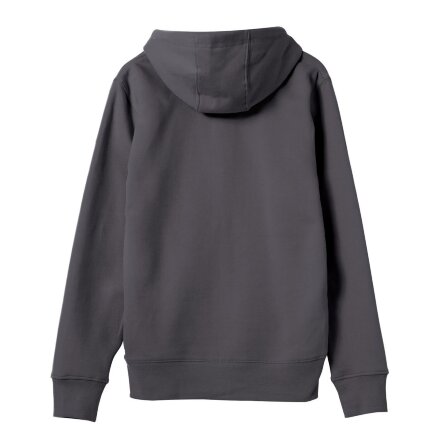 Толстовка на молнии с капюшоном унисекс King, темно-серая Толстовка на молнии с капюшоном унисекс King, темно-серая