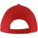 Бейсболка Solar, красная с белым Бейсболка Solar, красная с белым