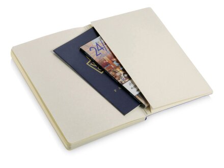 Классический блокнот А5 с мягкой обложкой, ярко-синий Классический блокнот А5 с мягкой обложкой, ярко-синий