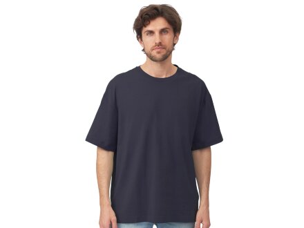 Футболка оверсайз Vienna унисекс , темно-синий