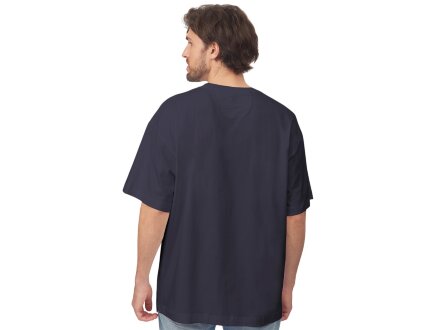 Футболка оверсайз Vienna унисекс , темно-синий