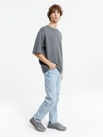 Джемпер с коротким рукавом Siluetti Volumica, серый Джемпер с коротким рукавом Siluetti Volumica, серый