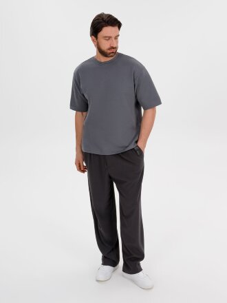 Джемпер с коротким рукавом Siluetti Volumica, серый Джемпер с коротким рукавом Siluetti Volumica, серый