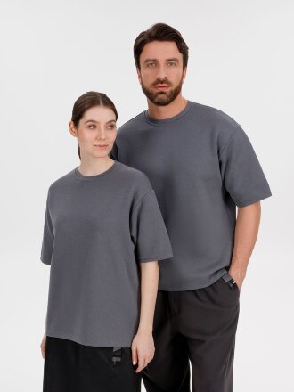 Джемпер с коротким рукавом Siluetti Volumica, серый Джемпер с коротким рукавом Siluetti Volumica, серый