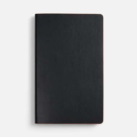 Ежедневник Trait, недатированный, черный с оранжевым Ежедневник Trait, недатированный, черный с оранжевым