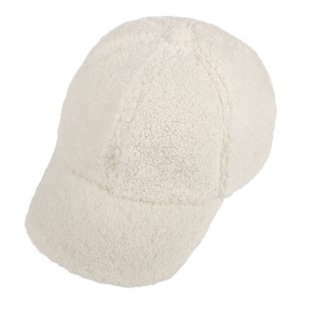 Бейсболка Oblako, утепленная, молочно-белая Бейсболка Oblako, утепленная, молочно-белая