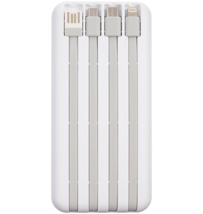 Внешний аккумулятор Omni XL 20000 мАч, белый Внешний аккумулятор Omni XL 20000 мАч, белый