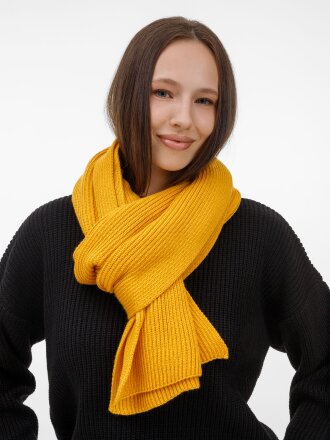 Шарф Nobilis Mono, желтый (медовый) Шарф Nobilis Mono, желтый (медовый)
