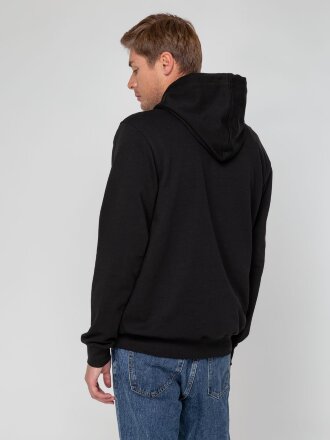 Худи унисекс с карманом на груди Chest Pocket, черное Худи унисекс с карманом на груди Chest Pocket, черное