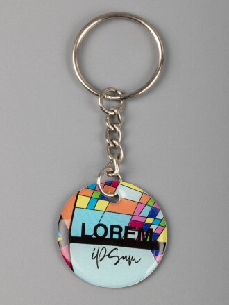 Брелок с полимерным покрытием Harz на заказ Брелок с полимерным покрытием Harz на заказ