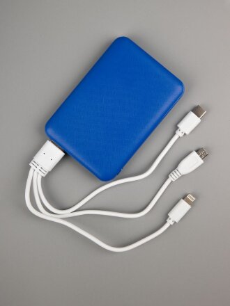 Внешний аккумулятор Uniscend Full Feel Type-C, 5000 мАч, синий Внешний аккумулятор Uniscend Full Feel Type-C, 5000 мАч, синий