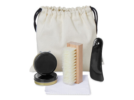 Набор для чистки обуви Hotelier, белый Набор для чистки обуви Hotelier, белый