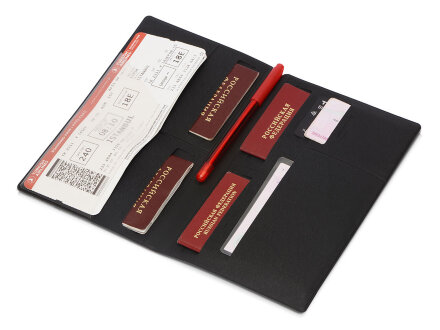 Семейный органайзер для путешествия Favor, черный Семейный органайзер для путешествия Favor, черный