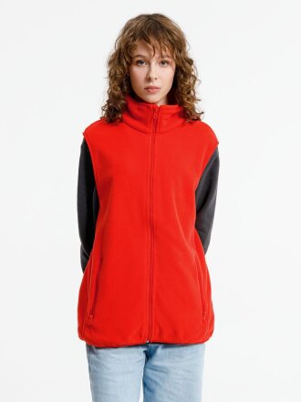 Жилет флисовый унисекс Nesse, красный Жилет флисовый унисекс Nesse, красный
