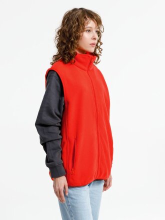 Жилет флисовый унисекс Nesse, красный Жилет флисовый унисекс Nesse, красный