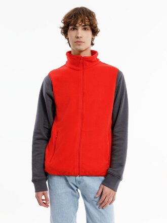 Жилет флисовый унисекс Nesse, красный Жилет флисовый унисекс Nesse, красный