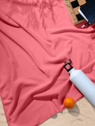 Флисовый плед Warm&Peace, розовый (коралловый) Флисовый плед Warm&Peace, розовый (коралловый)