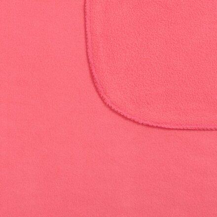 Флисовый плед Warm&Peace, розовый (коралловый)