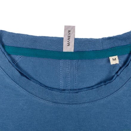 Футболка унисекс Vozduh 1.0, синяя Футболка унисекс Vozduh 1.0, синяя