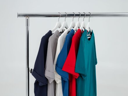 Футболка унисекс Vozduh 1.0, синяя Футболка унисекс Vozduh 1.0, синяя