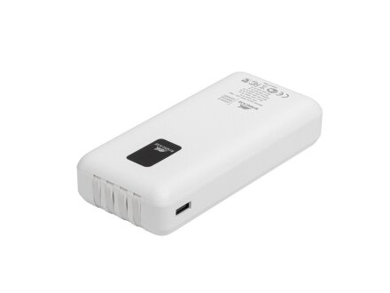 RIVACASE VA2220 (20000 мАч) внешний аккумулятор с дисплеем и встроенными кабелями, белый, 12/24 RIVACASE VA2220 (20000 мАч) внешний аккумулятор с дисплеем и встроенными кабелями, белый, 12/24
