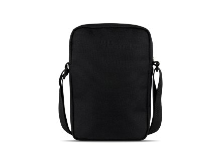 Сумка через плечо BUGATTI Blanc Delight, чёрная, нейлон RPET600D/тарпаулин/полиэстер, 16х4х23 см Сумка через плечо BUGATTI Blanc Delight, чёрная, нейлон RPET600D/тарпаулин/полиэстер, 16х4х23 см