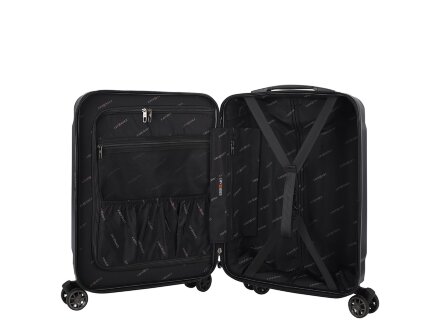 Чемодан Eberhart Craft маленький S поликарбонат черный 08C-009-420