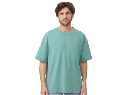 Футболка оверсайз Vienna унисекс , припылено-бирюзовый