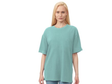 Футболка оверсайз Vienna унисекс , припылено-бирюзовый