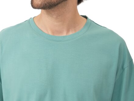 Футболка оверсайз Vienna унисекс , припылено-бирюзовый