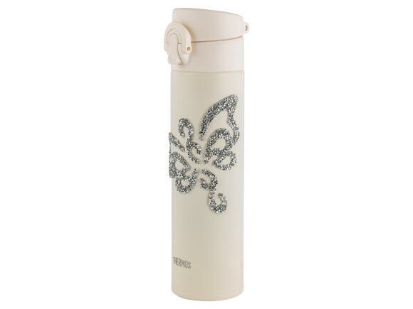 Термос из нерж. стали тм THERMOS JNI-402-SWH, белый с нанесением логотипа