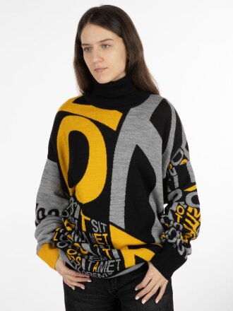 Свитер оверсайз на заказ Tricksy Net, полушерсть Свитер оверсайз на заказ Tricksy Net, полушерсть