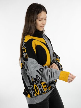 Свитер оверсайз на заказ Tricksy Net, полушерсть Свитер оверсайз на заказ Tricksy Net, полушерсть