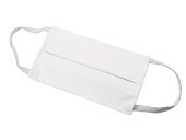 Маска для лица многоразовая из хлопка, белый Маска для лица многоразовая из хлопка, белый